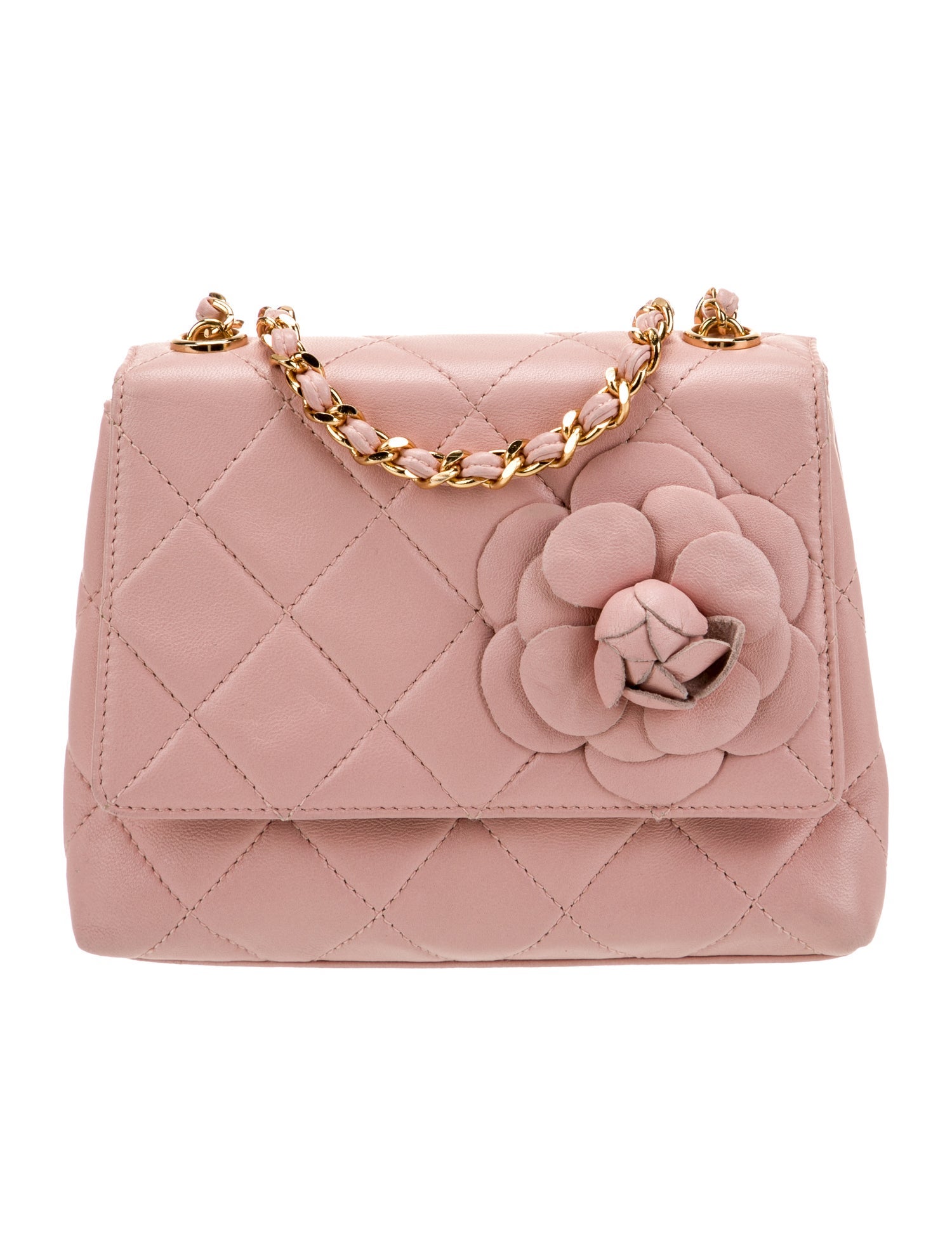 Chanel Mini Camellia Flap Bag