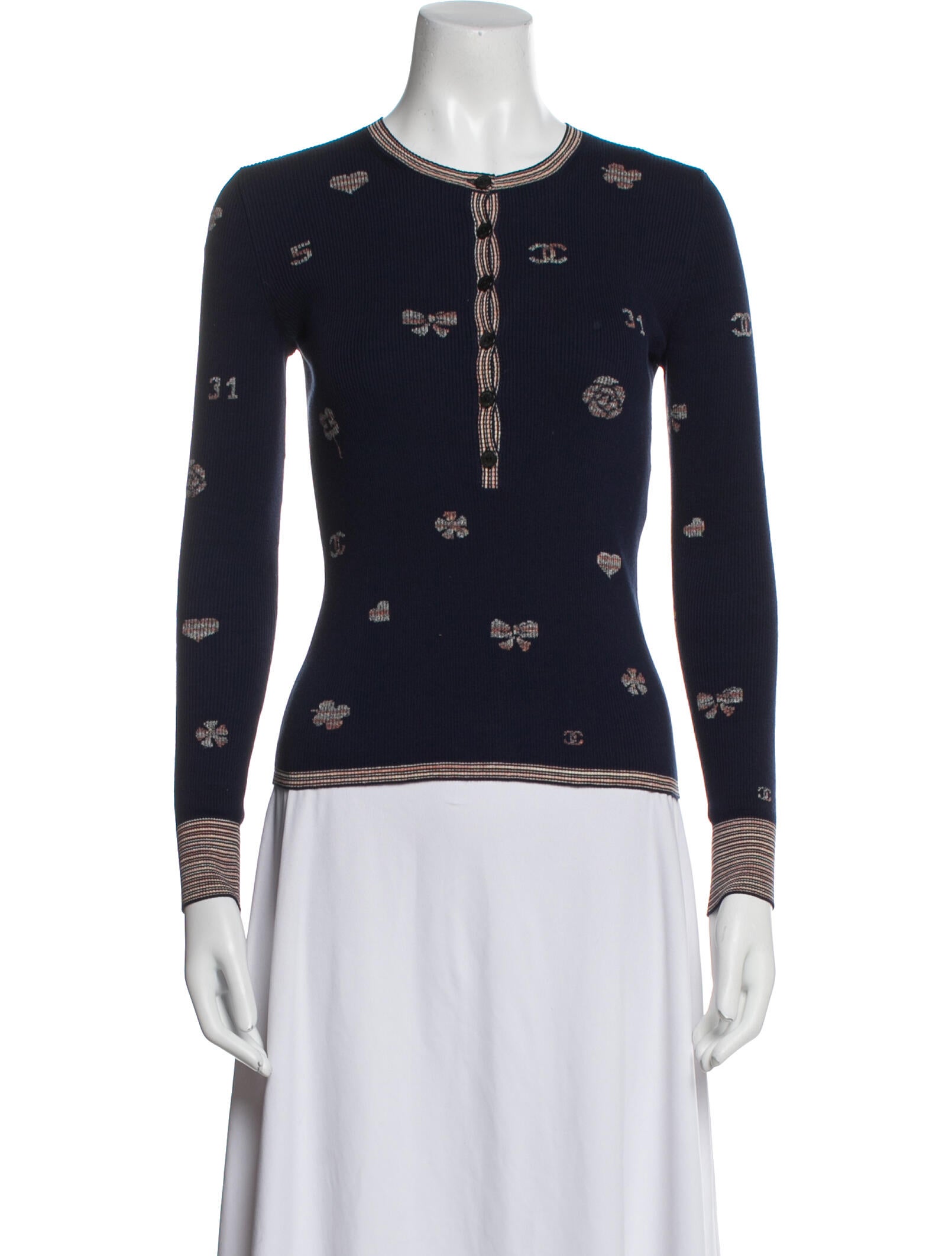 Chanel 2021 Printed Top