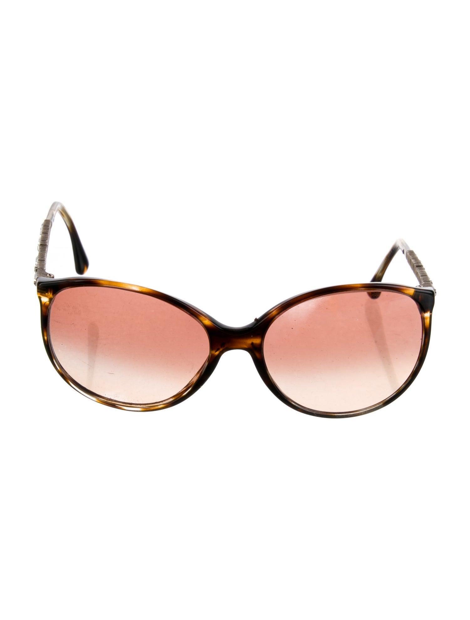 Chanel Interlocking CC Logo Round Sunglasses