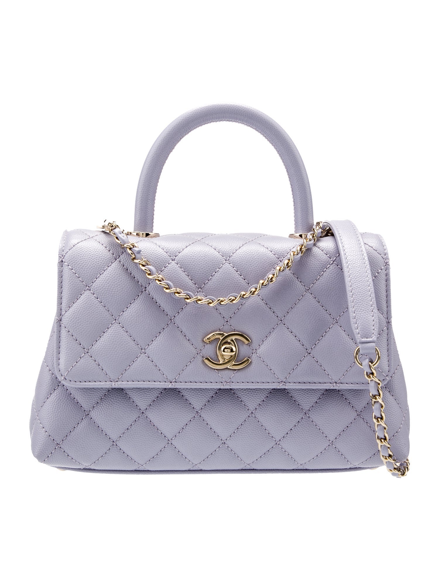 Chanel Mini Coco Handle Bag w/ Chain