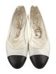 Chanel 2022 Interlocking CC Logo Ballet Flats