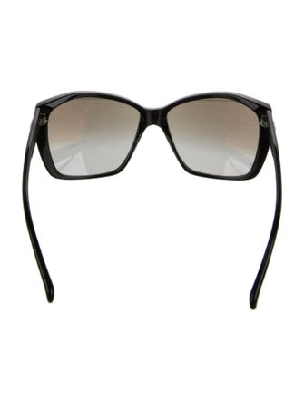 Chanel Interlocking CC Logo Oversize Sunglasses
