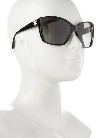Chanel Interlocking CC Logo Oversize Sunglasses
