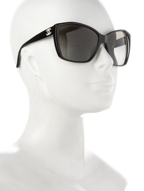 Chanel Interlocking CC Logo Oversize Sunglasses