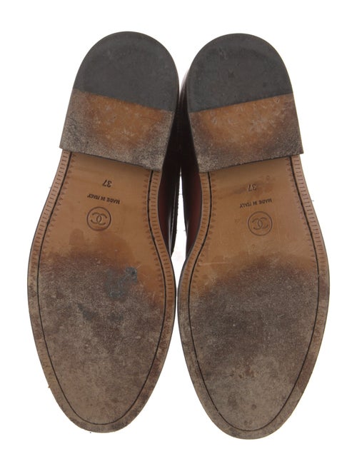 Chanel Interlocking CC Logo Leather Riding Boots