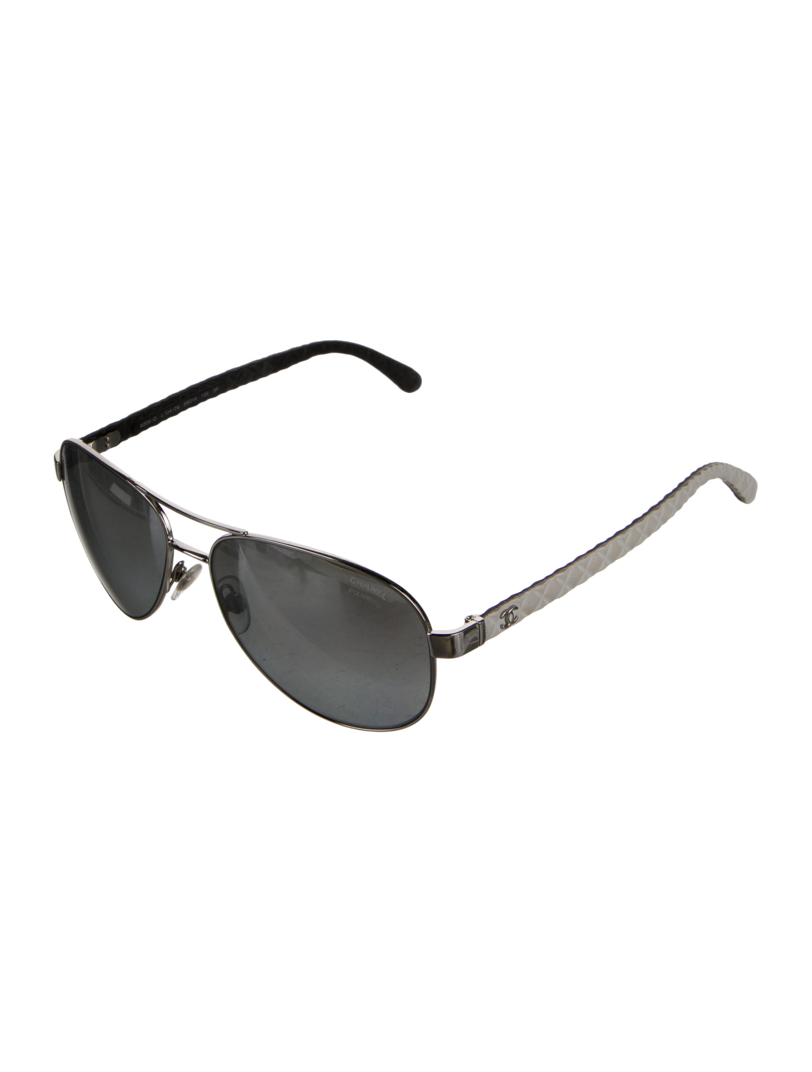 Chanel Interlocking CC Logo Aviator Sunglasses