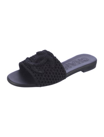 Chanel 2024 Interlocking CC Logo Slides
