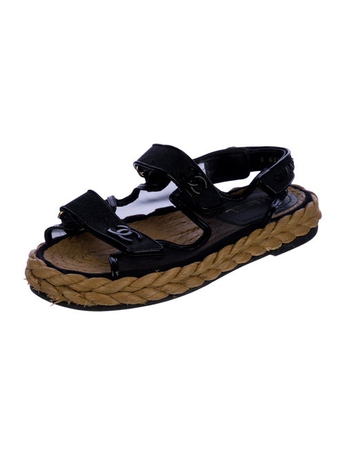 Chanel 2022 Interlocking CC Logo Espadrilles