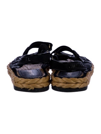 Chanel 2022 Interlocking CC Logo Espadrilles