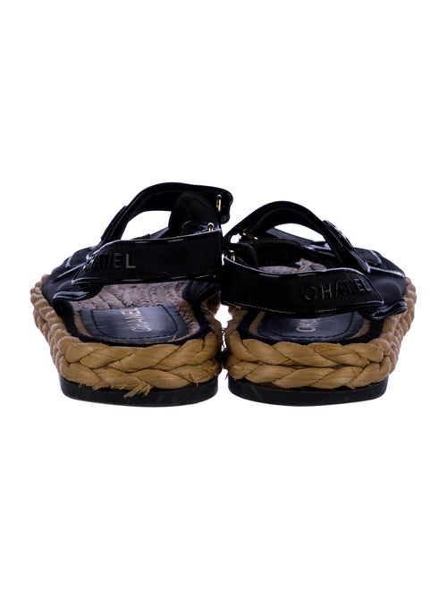 Chanel 2022 Interlocking CC Logo Espadrilles