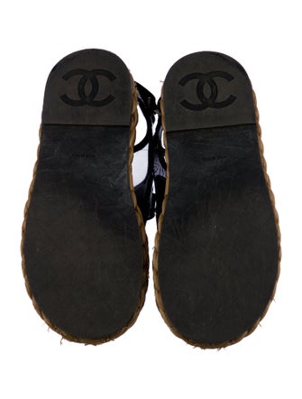 Chanel 2022 Interlocking CC Logo Espadrilles