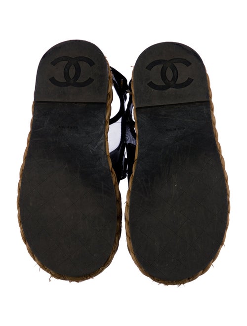 Chanel 2022 Interlocking CC Logo Espadrilles