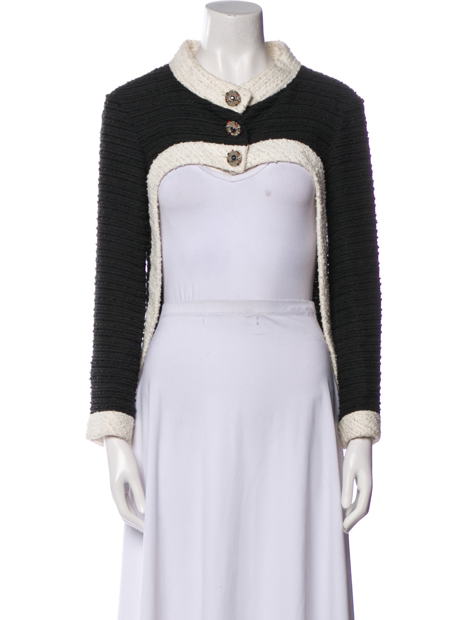 Chanel 2014 Colorblock Pattern Bolero