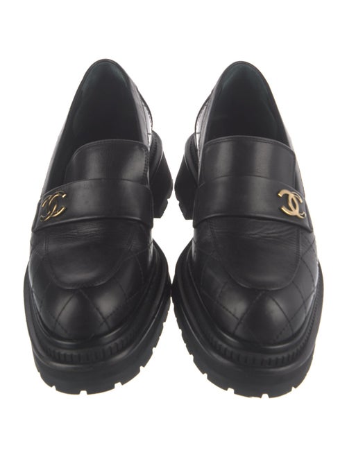 Chanel 2023 Interlocking CC Logo Loafers