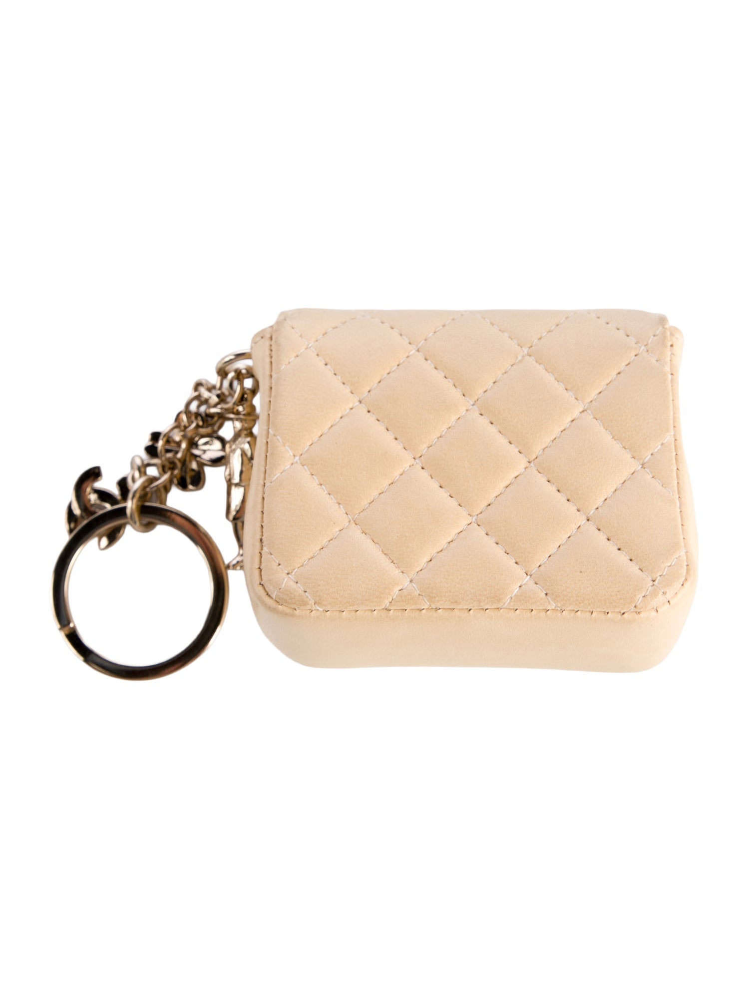 Chanel Mini Flap Airpod Pro Case Bag Charm