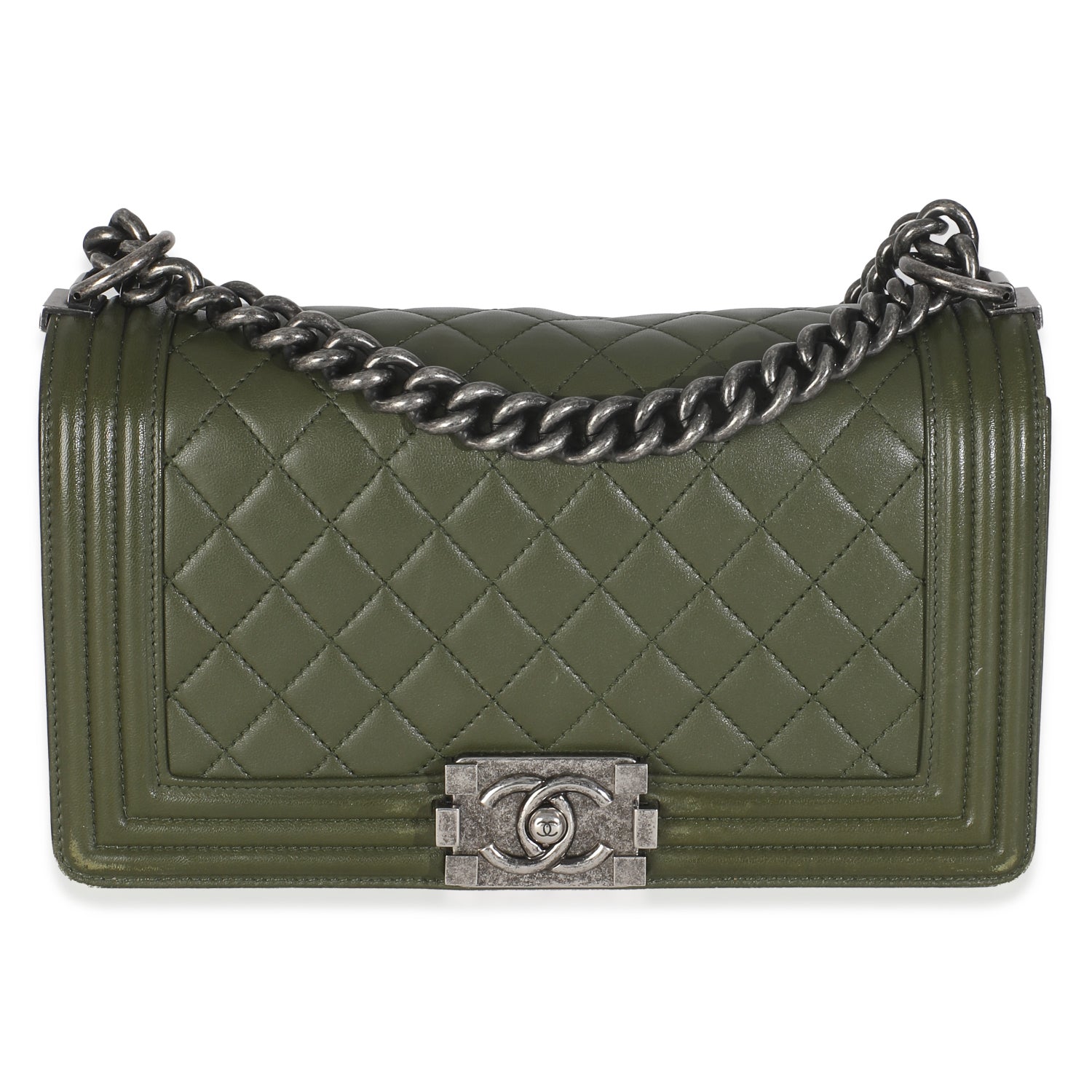 Chanel Old Medium Quilted Boy Bag