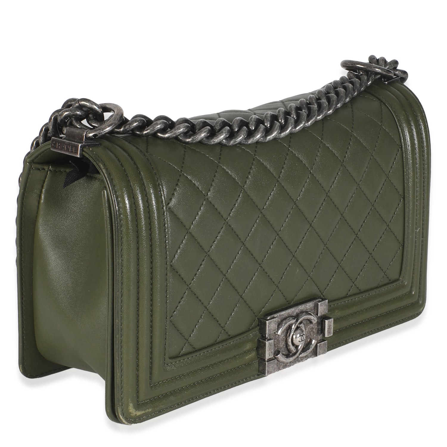 Chanel Old Medium Quilted Boy Bag