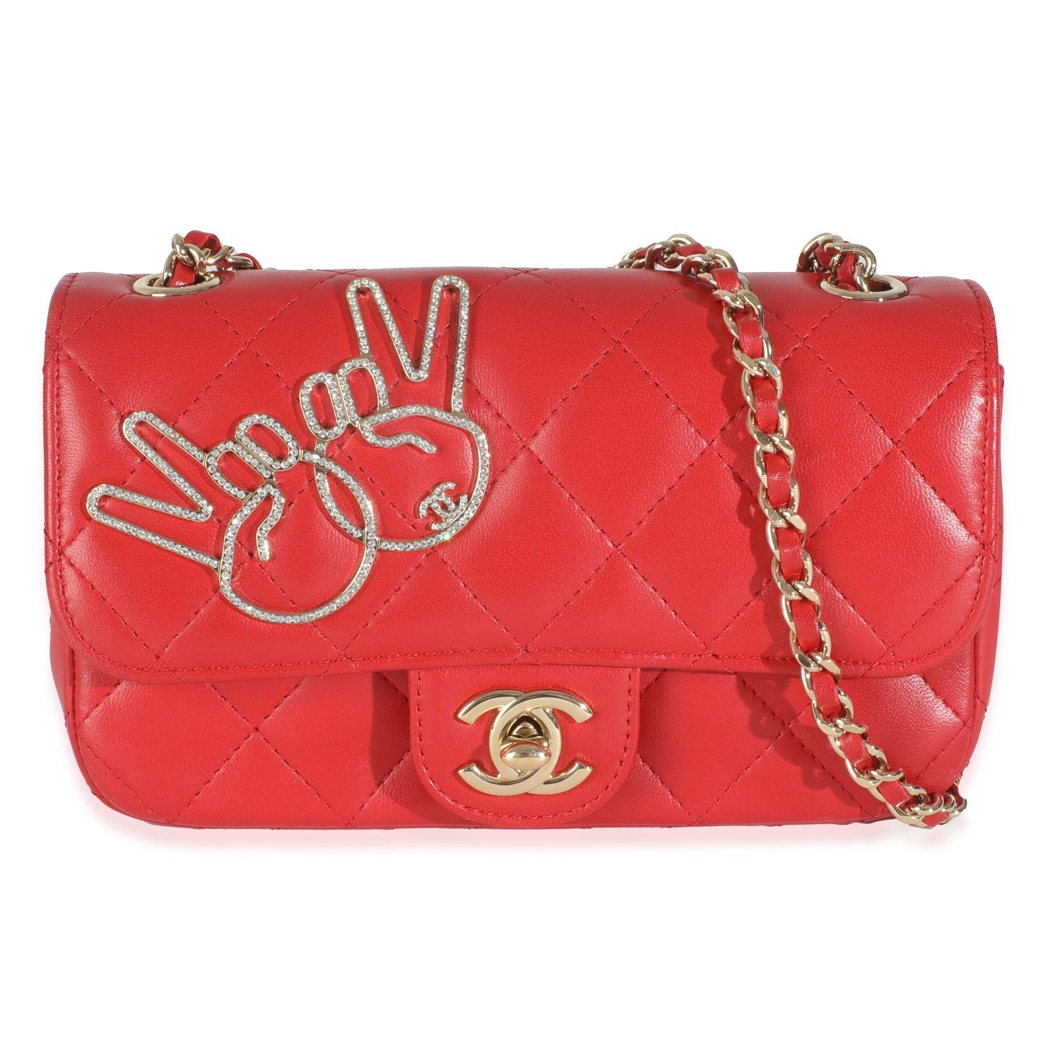 Chanel Mini V For Victory Flap Bag