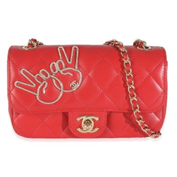 Chanel Shoulder Bags Mini V For Victory Flap Bag