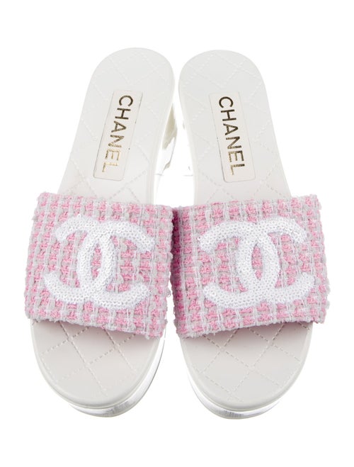 Chanel 2024 Interlocking CC Logo Slides
