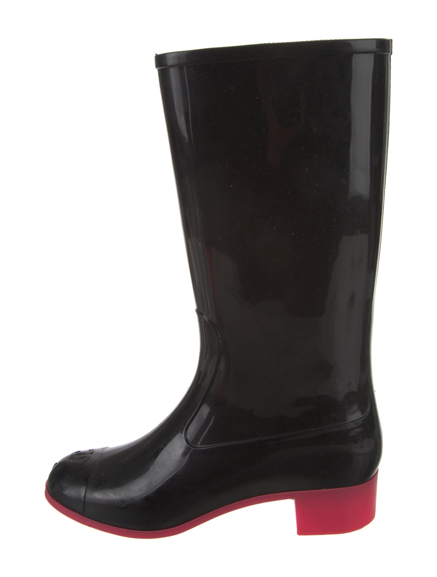 Chanel Vintage 2008 Rain Boots