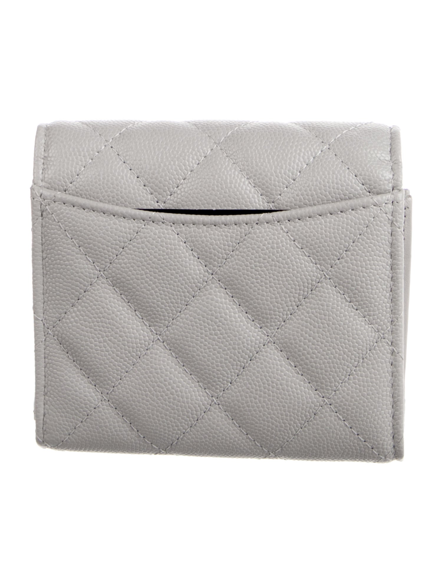 Chanel 2021-2022 Interlocking CC Logo Compact Wallet