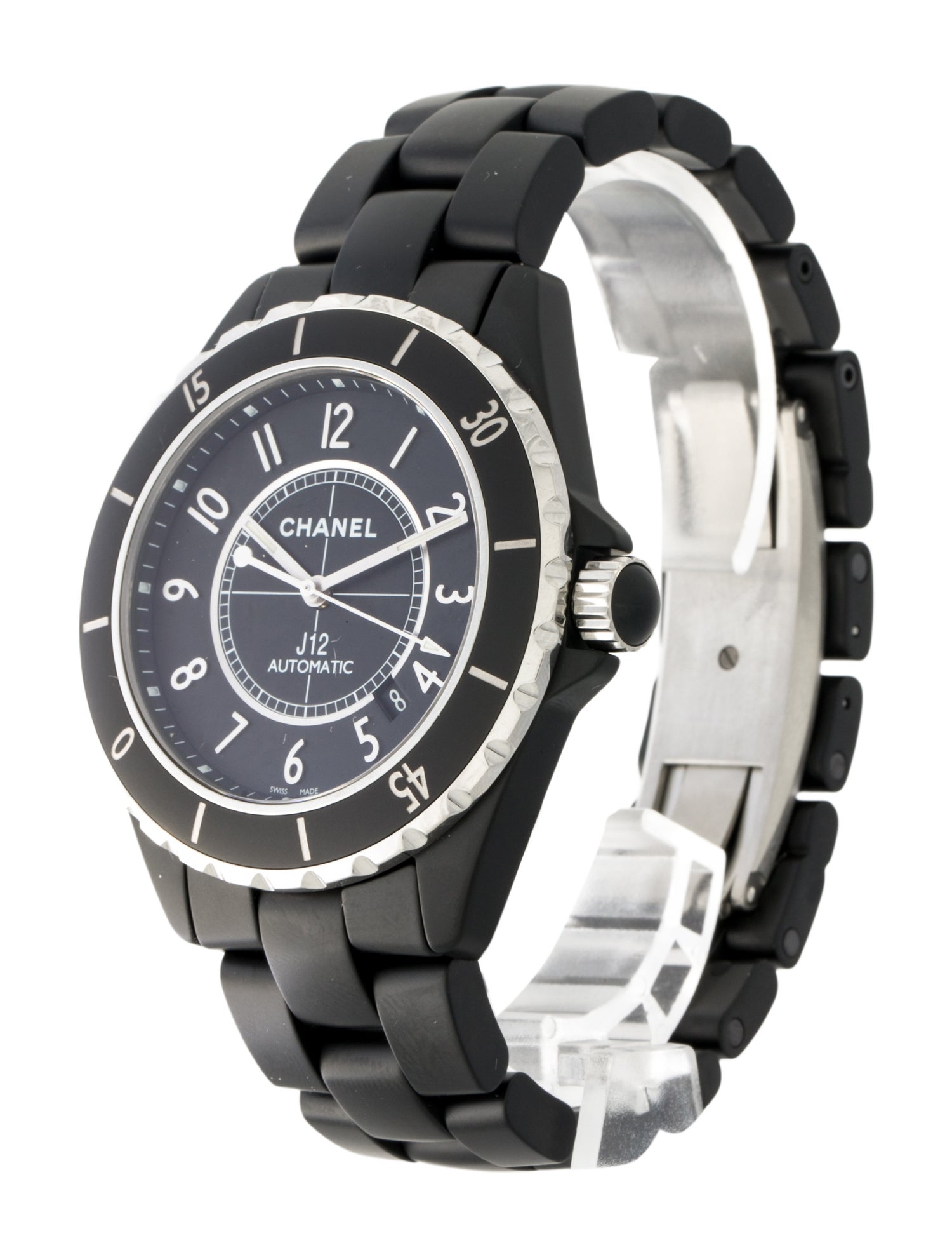 Chanel J12 Matte Black Watch