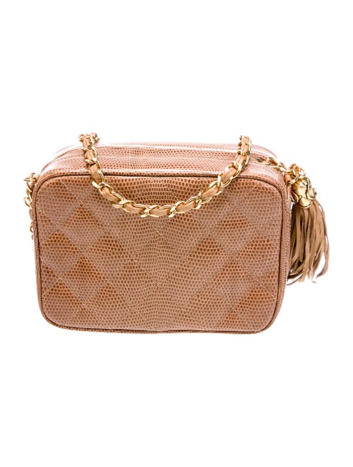 Chanel Lizard Diamond Camera Bag