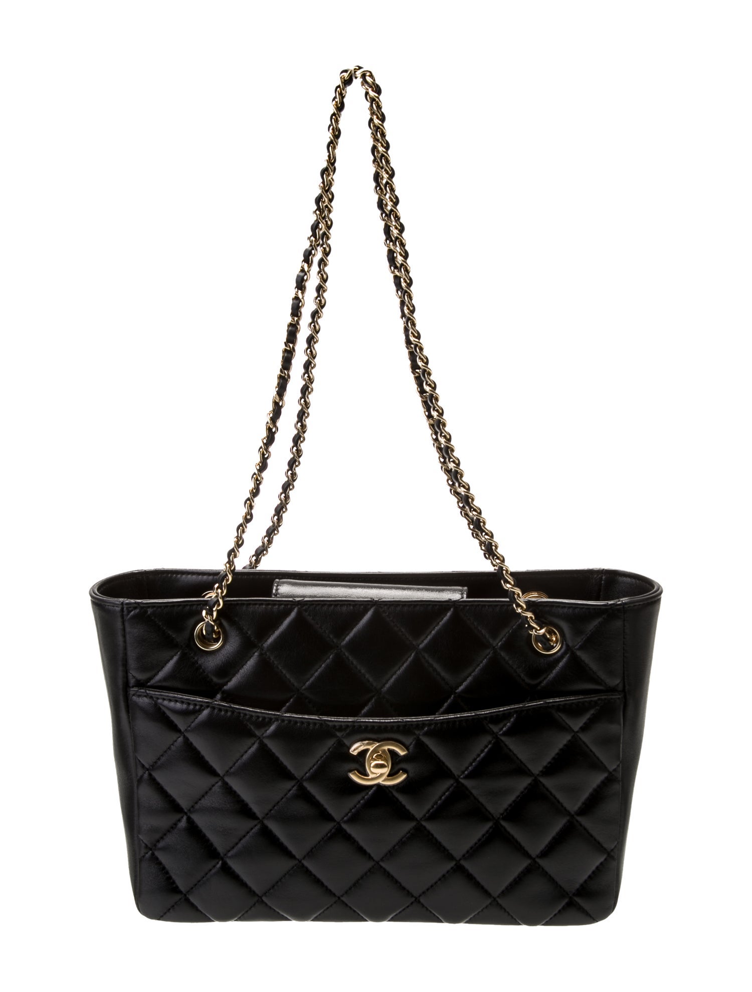 Chanel Small Quilted Shopping Bag