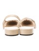 Chanel 2025 Interlocking CC Logo Slingback Flats