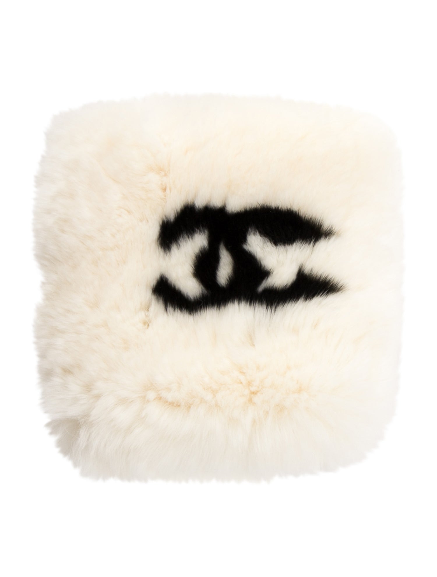 Chanel CC Rabbit Fur Cuff