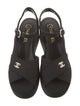 Chanel 2023 Interlocking CC Logo Slingback Sandals