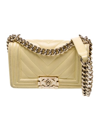 Chanel Small Chevron Boy Bag