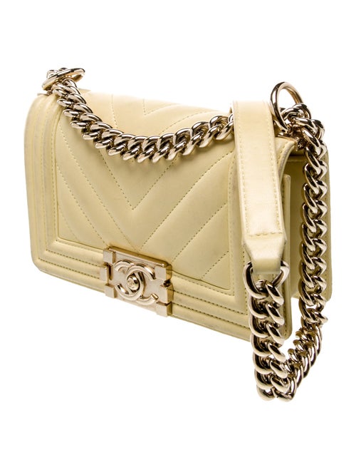 Chanel Small Chevron Boy Bag