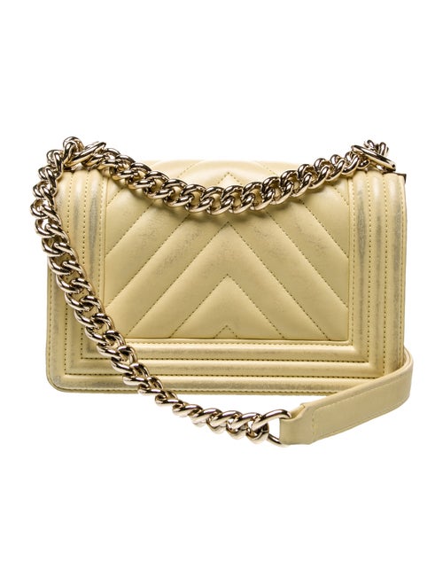 Chanel Small Chevron Boy Bag