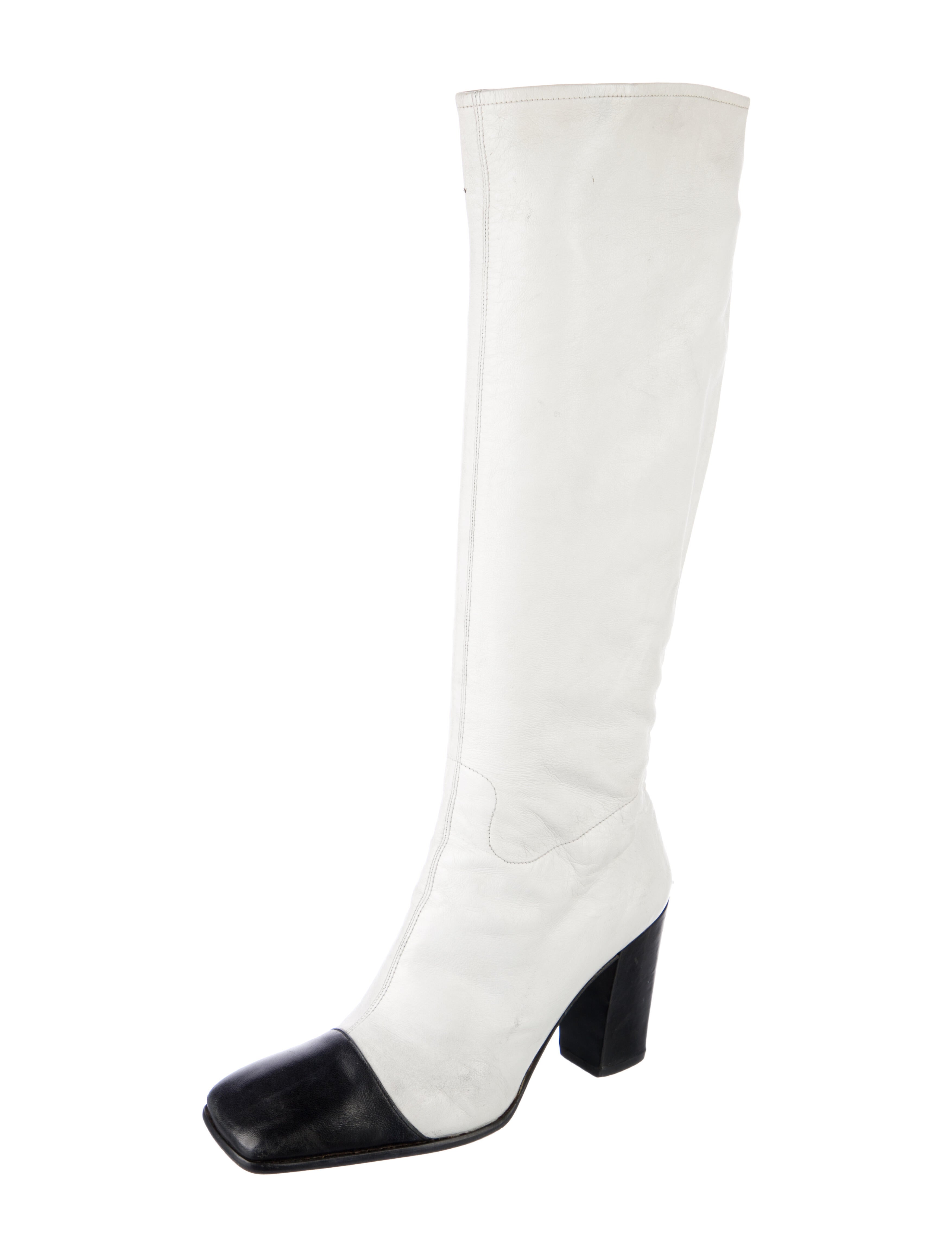 Chanel Vintage Leather Boots