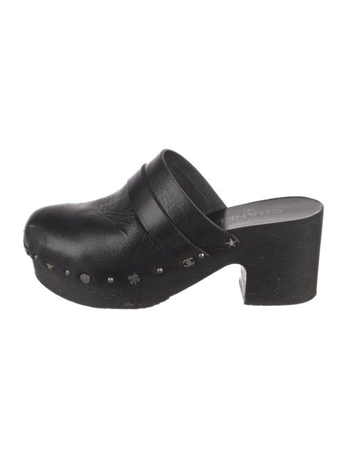 Chanel Lucky Charms Interlocking CC Logo Mules