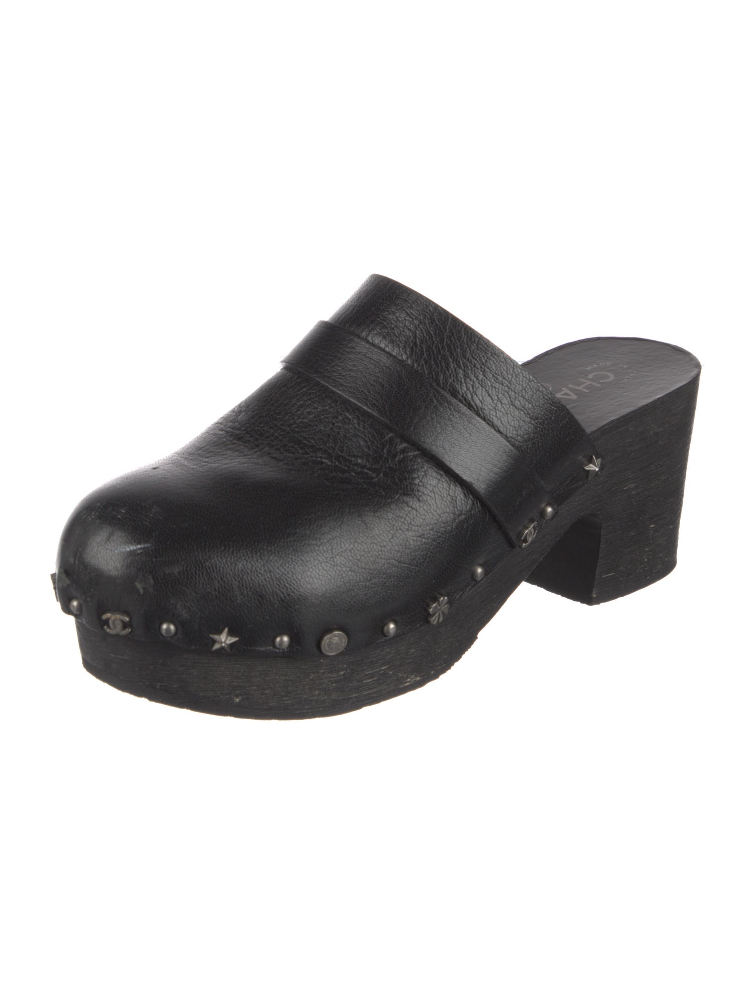 Chanel Lucky Charms Interlocking CC Logo Mules