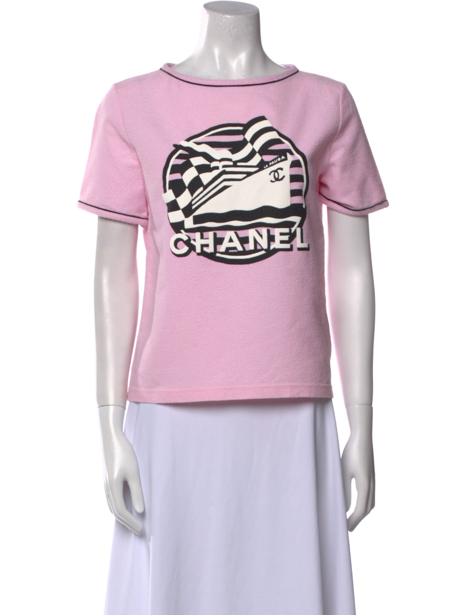 Chanel 2019 Graphic Print T-Shirt