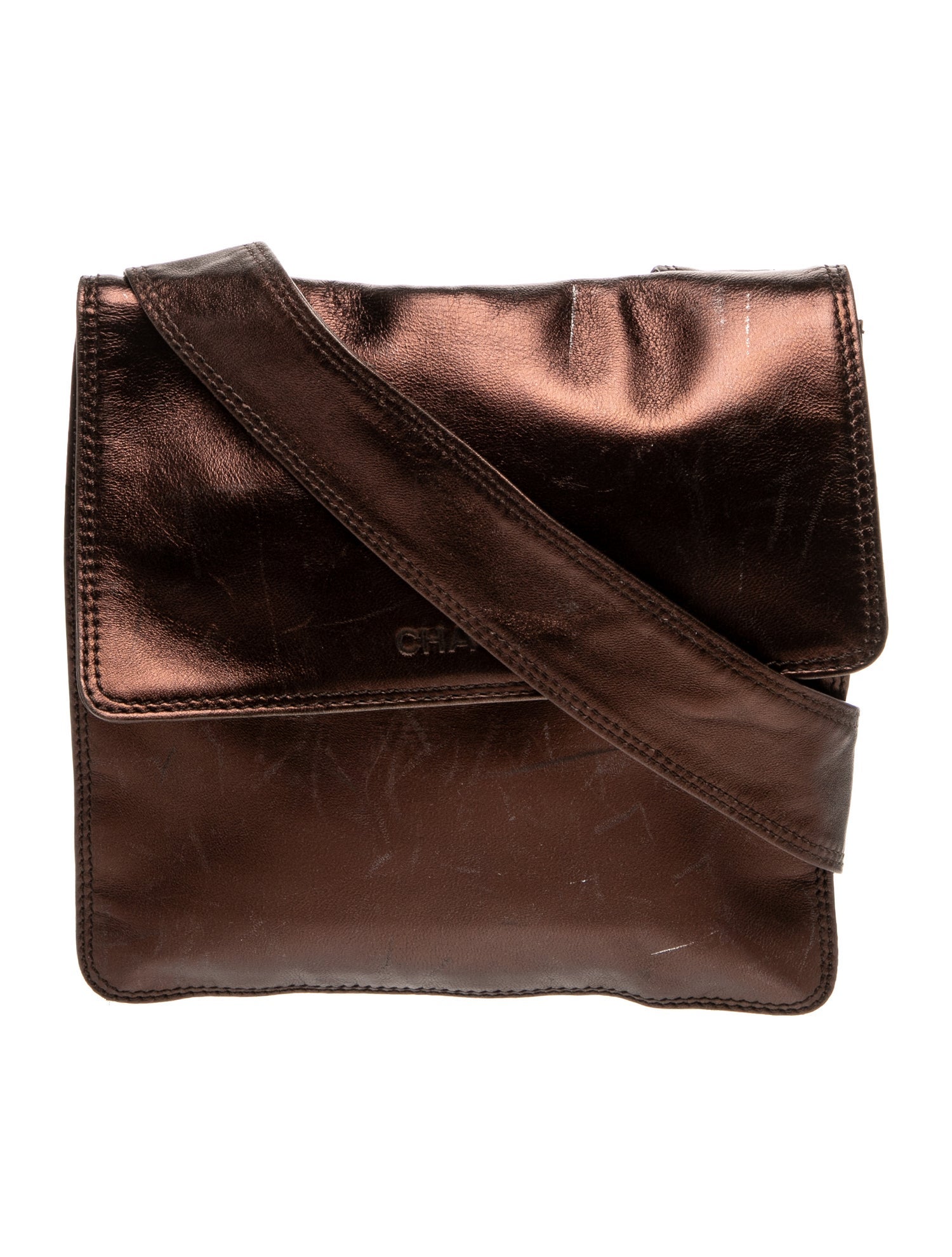 Chanel Logo Messenger Bag