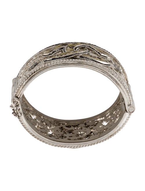 Chanel Enamel CC Cuff Bracelet