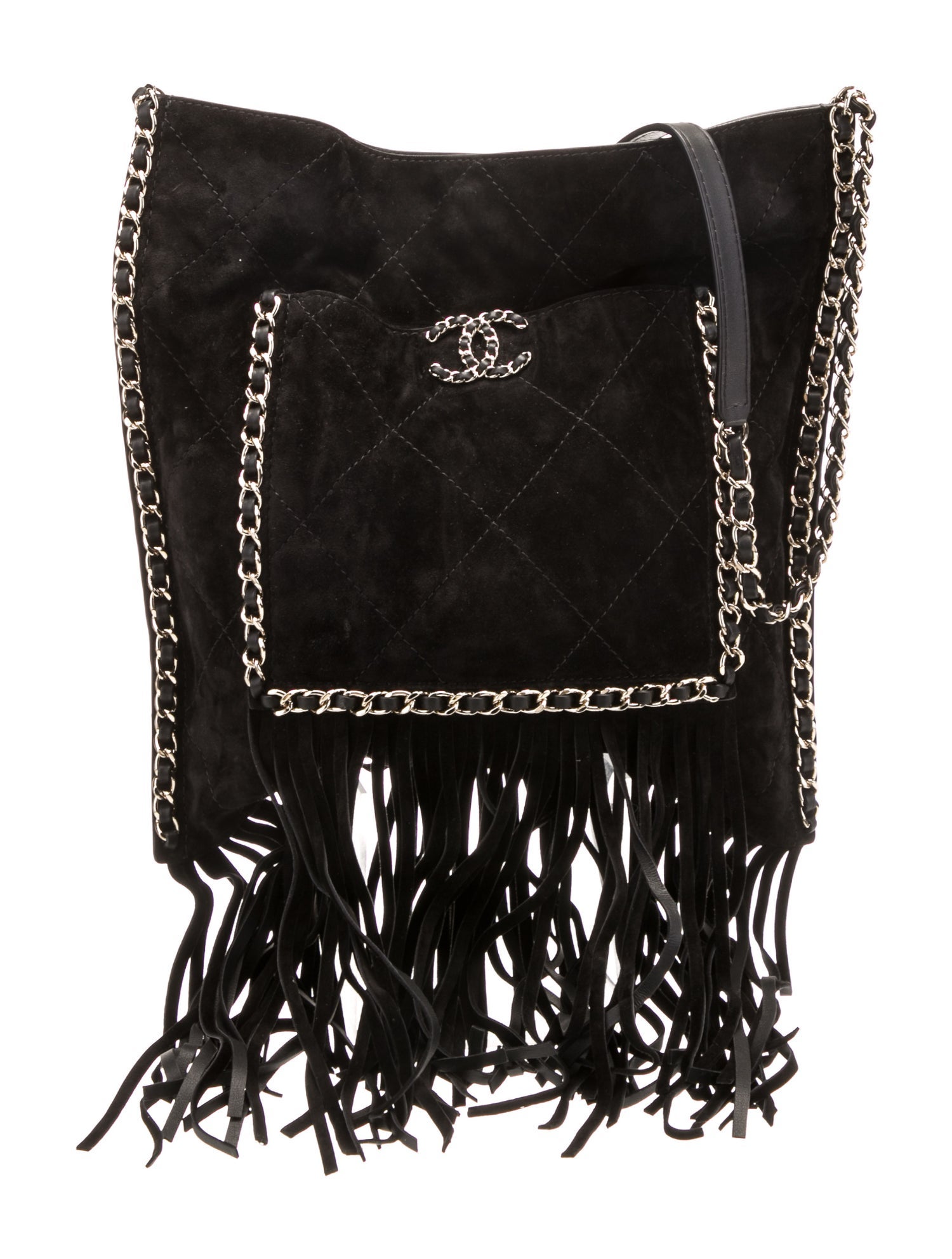 Chanel Flat Fringe Shopping Bag