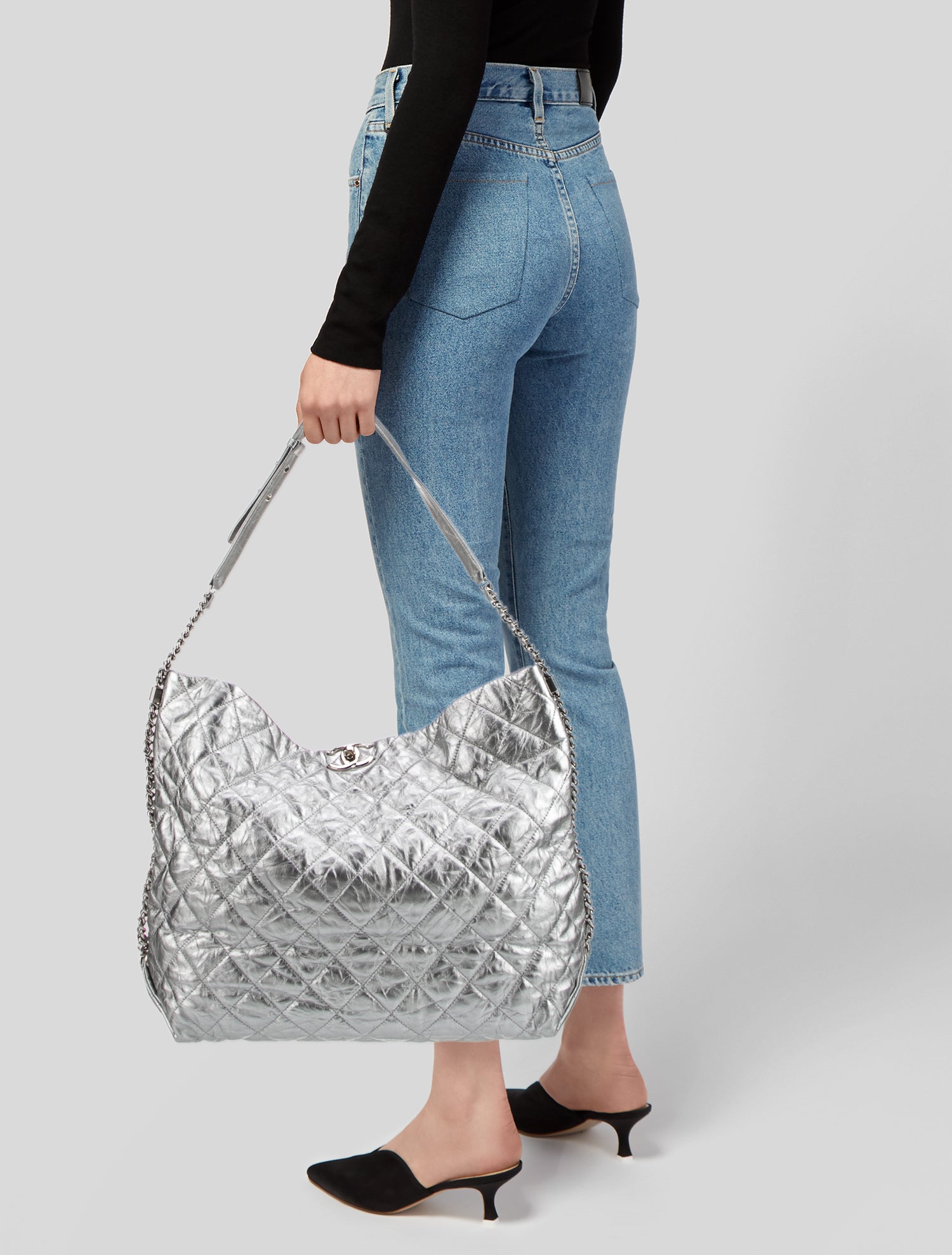 Chanel Metallic Big Bang Hobo