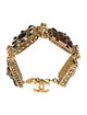 Chanel Faux Pearl & Gripoix CC Link Bracelet