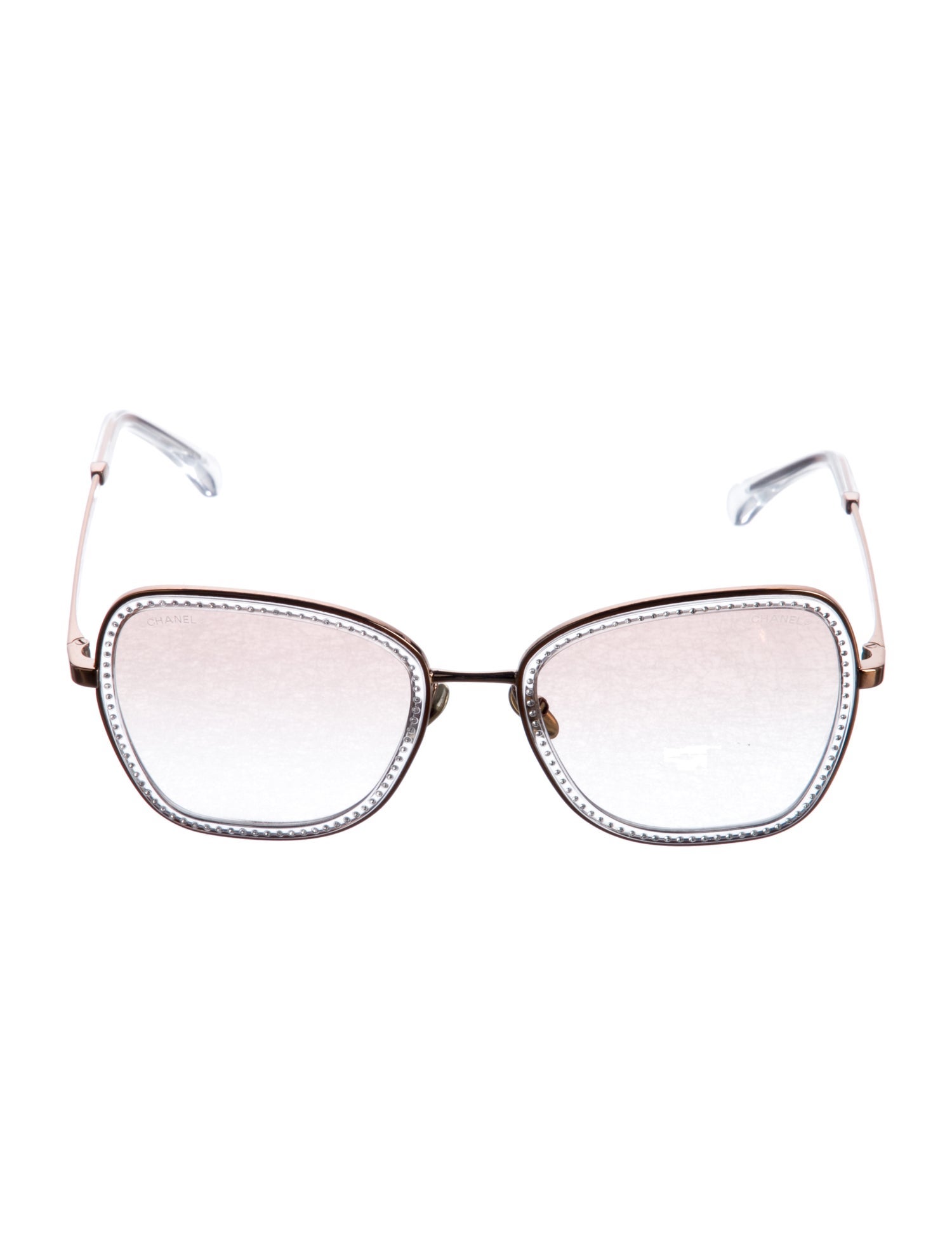 Chanel Interlocking CC Logo Round Sunglasses