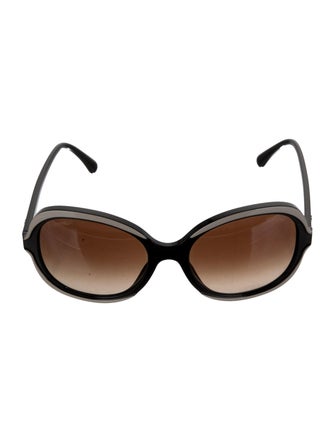 Chanel Interlocking CC Logo Oversize Sunglasses