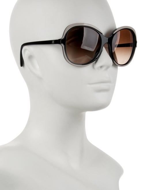 Chanel Interlocking CC Logo Oversize Sunglasses