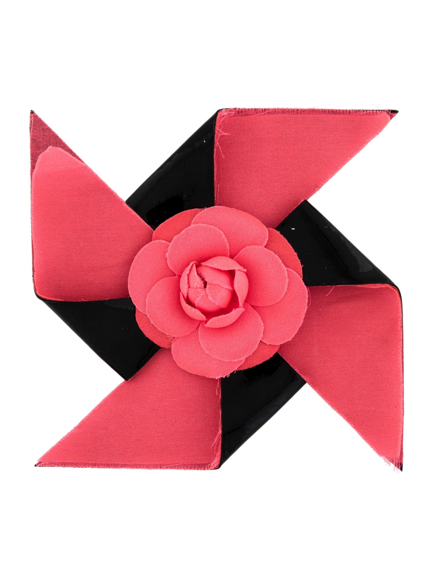 Chanel Vintage Camellia Pinwheel Brooch