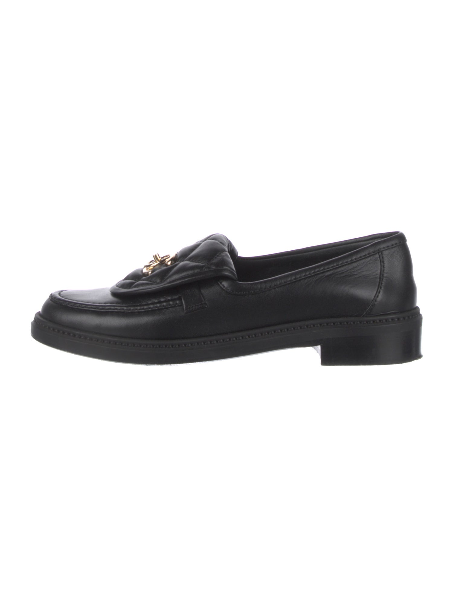 Chanel 2024 Interlocking CC Logo Loafers