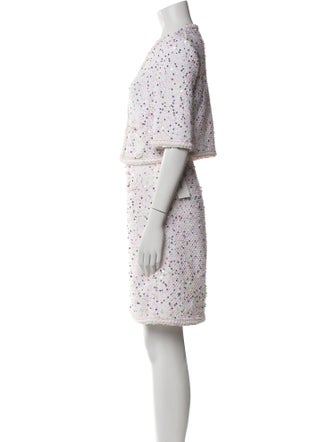 Chanel 2024 Tweed Pattern Skirt Set